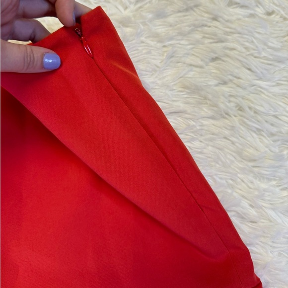 3/20 Gianni Binni Red Shorts Red Ruffle Shorts Ruffle Shorts Spring Shorts - Picture 3 of 5